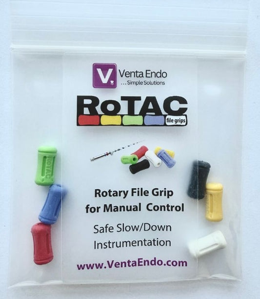 RoTAC - Hand-Control Rotary File Grips - Restores Tactile Control Specially in High Risk File Separation Cases
