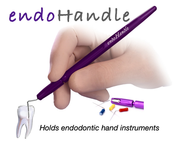Revitalize Your File's Performance with the Universal ENDOHANDLE.  "PUT A REAL HANDLE ON YOUR ENDODONTIC FILE"!   Find and File an Excellent Glide Path with a Comfortable Pencil Grip Control of the File