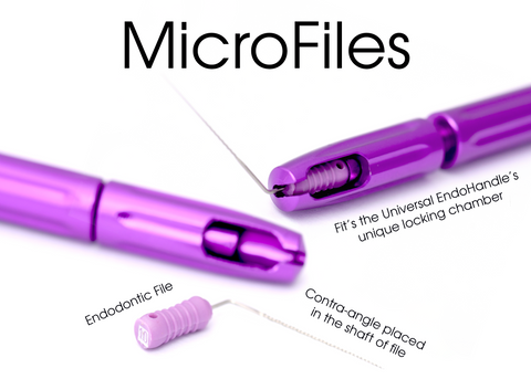K-TYPE -MicroFiles Attached to the  Universal EndoHandle Revitalizes Initial Canal Filing